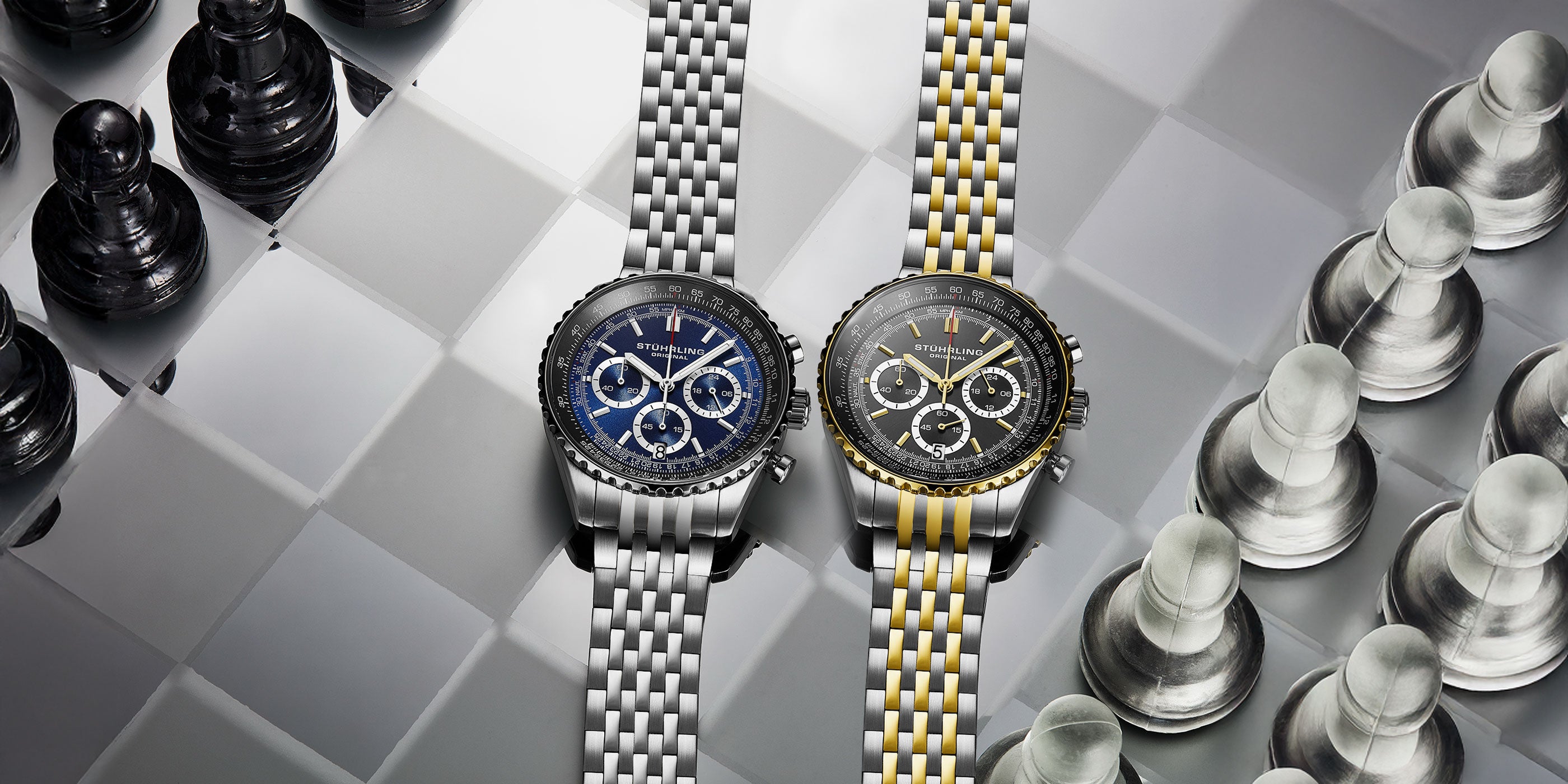 Raceway Chrono 1010B Mens 42mm