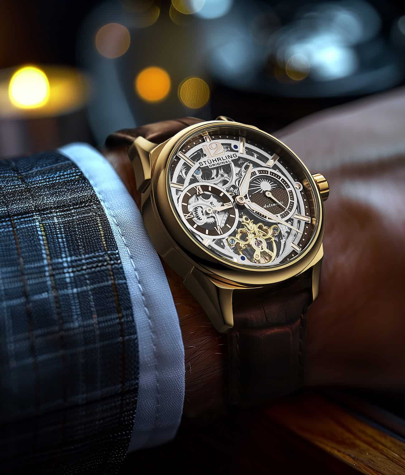 Vanguard 1019 Dual Time Automatic 42mm Skeleton