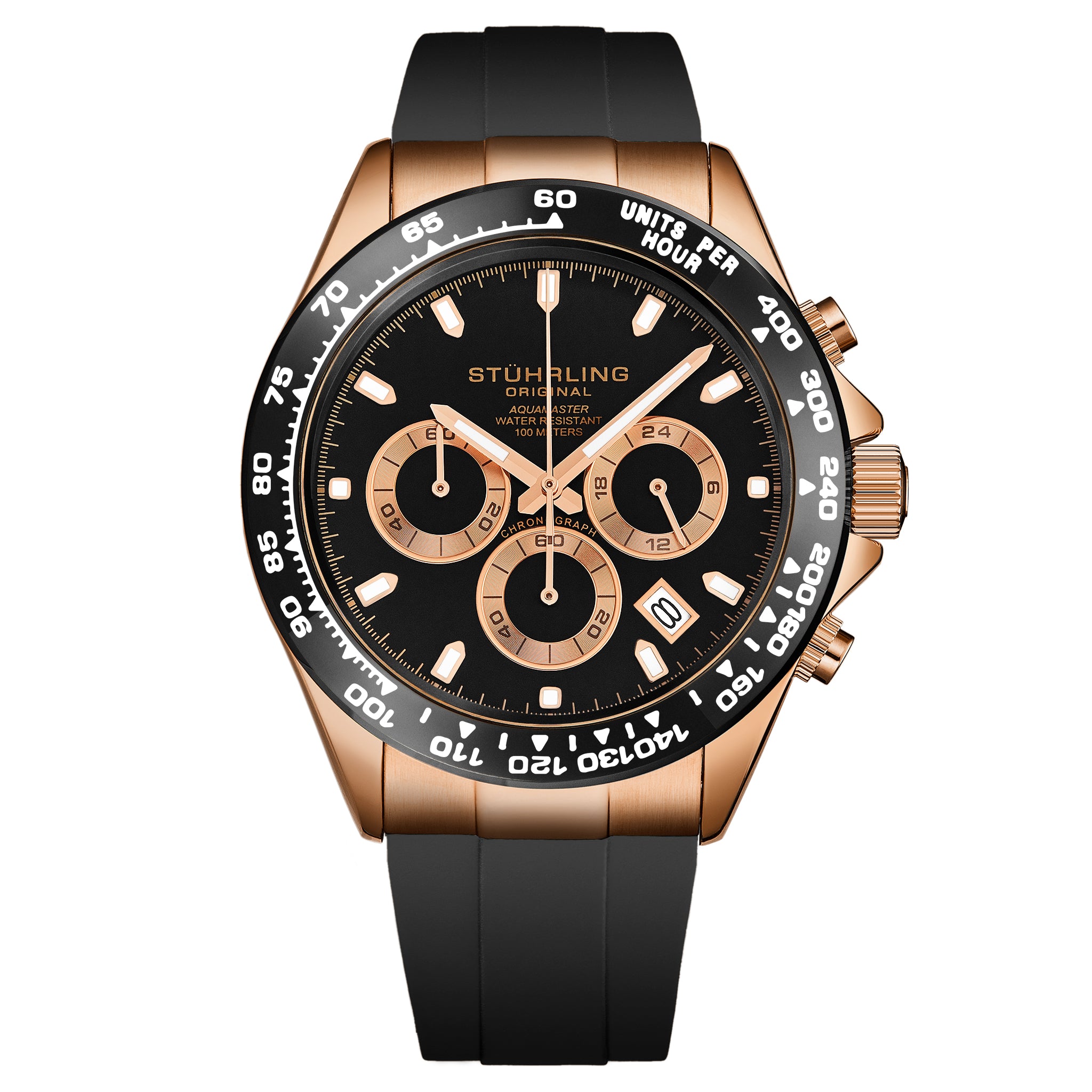 Stührling Aquamaster 4050 Chronograph Watch 42mm