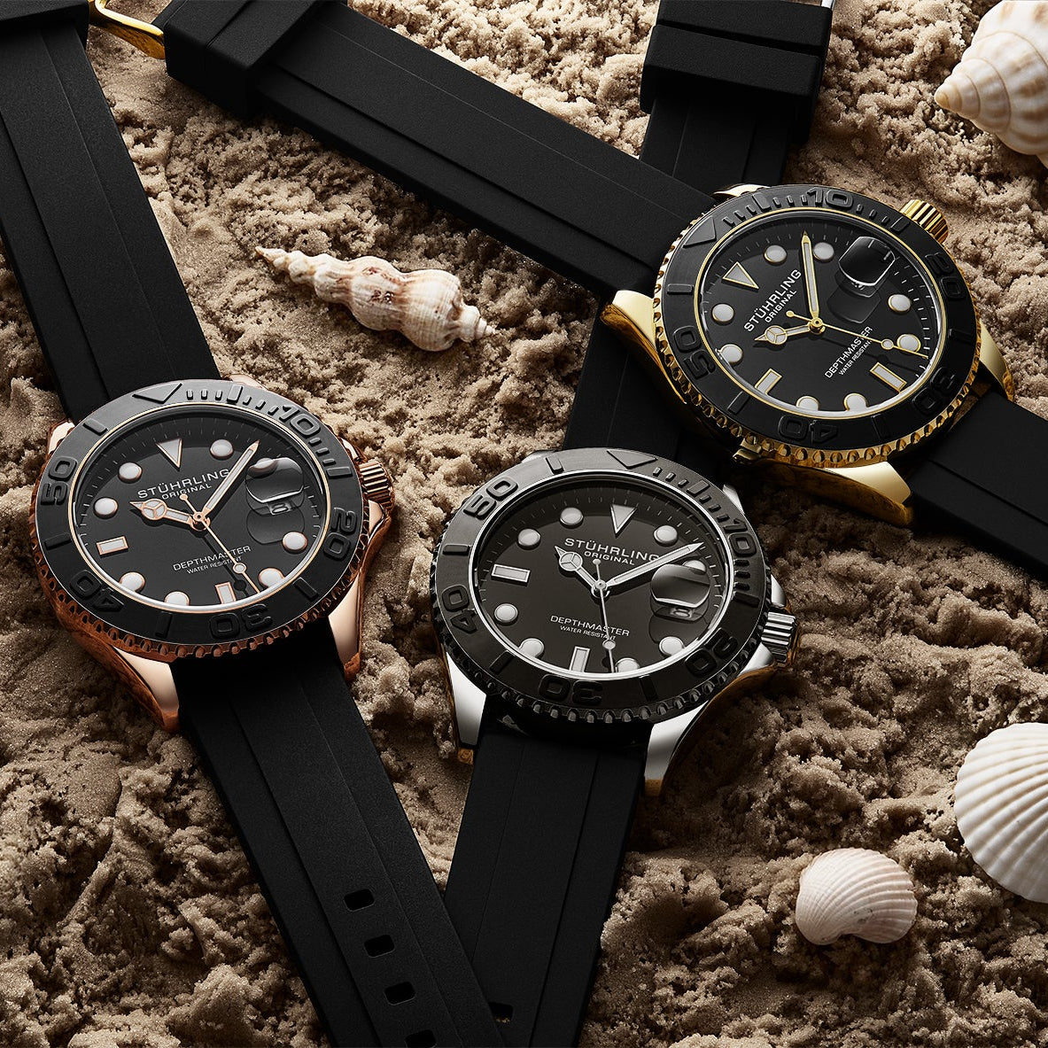 Stührling Depthmaster 4072 Aquadiver 42mm