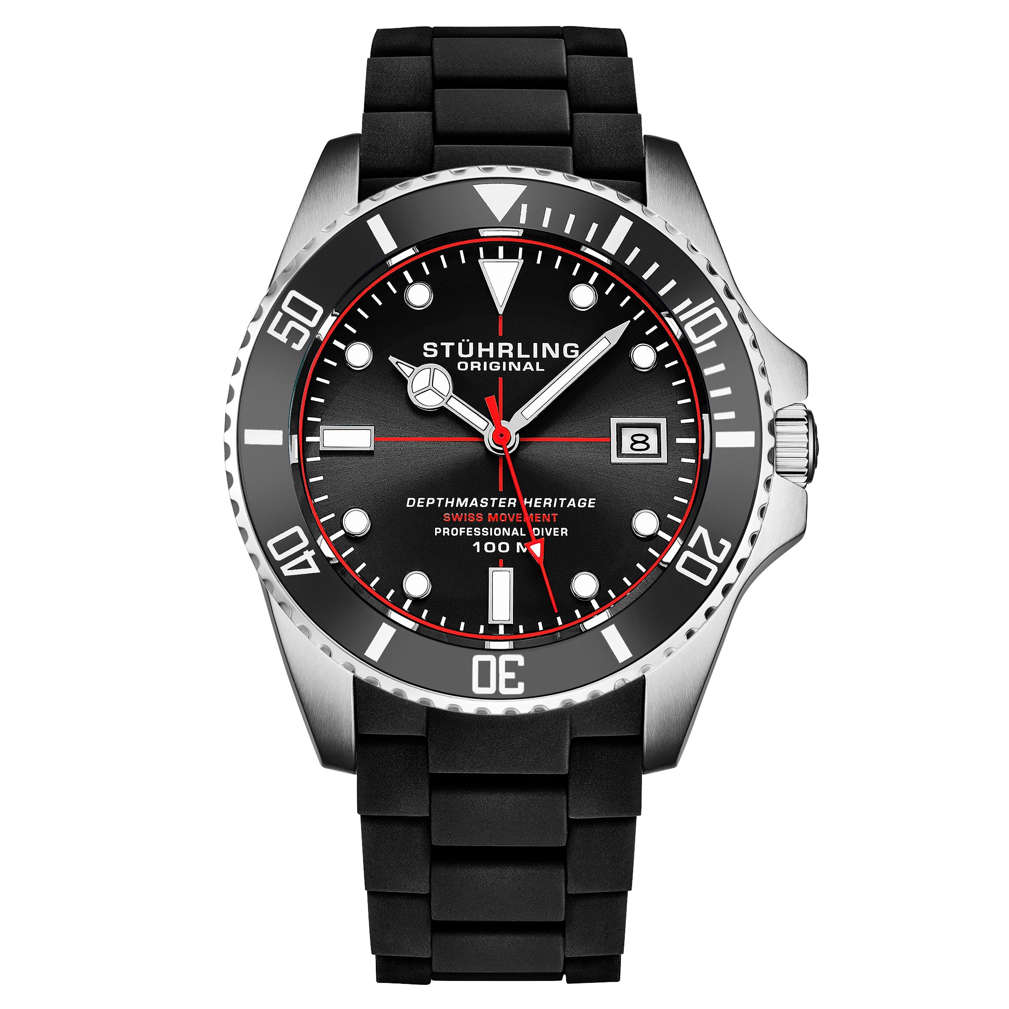 Stührling Datemaster Heritage 4087 Aquadiver 44mm