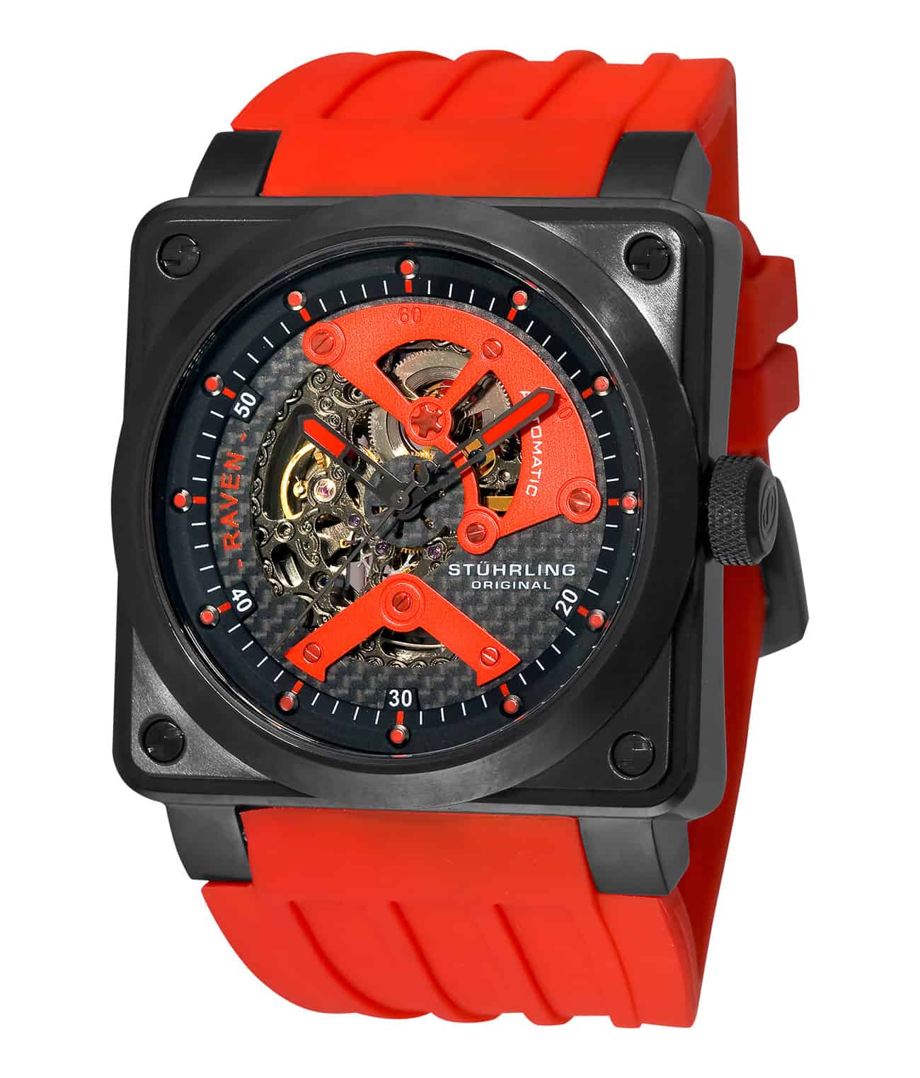 Black/Black PVD/Red
