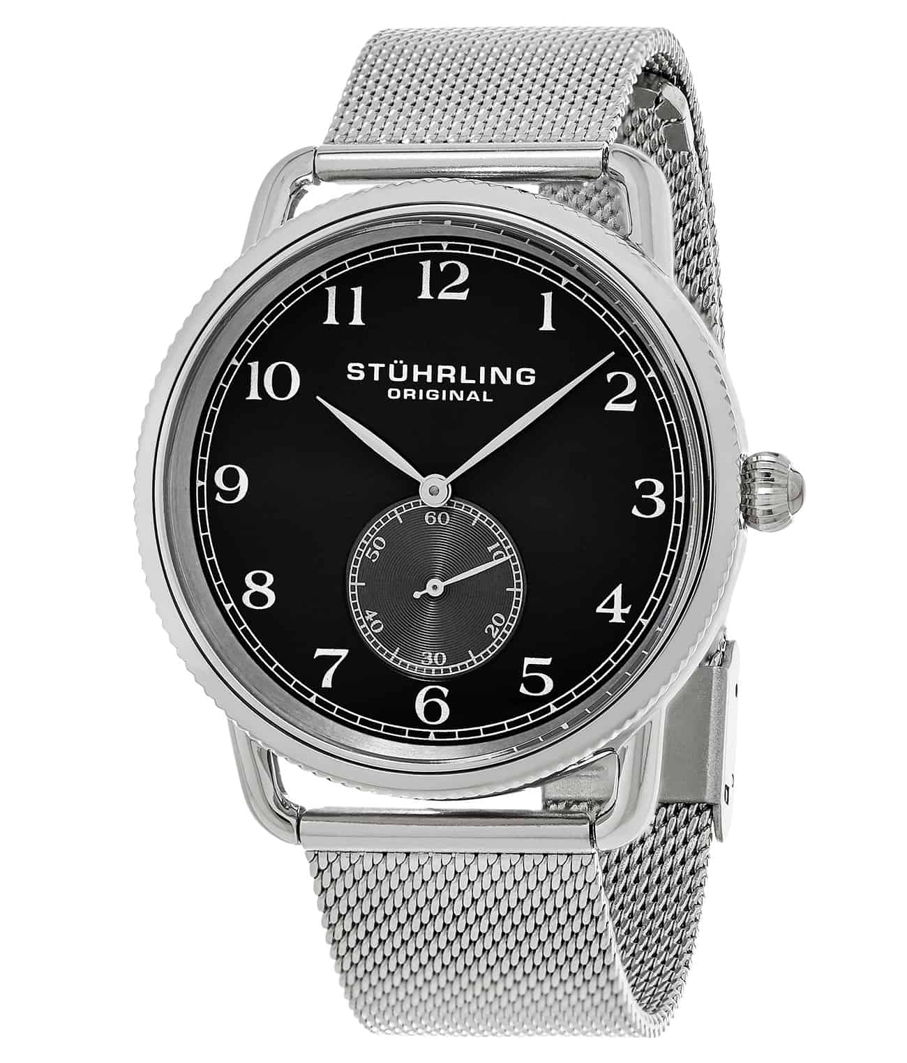 Black Dial / Silver Case / Silver Band