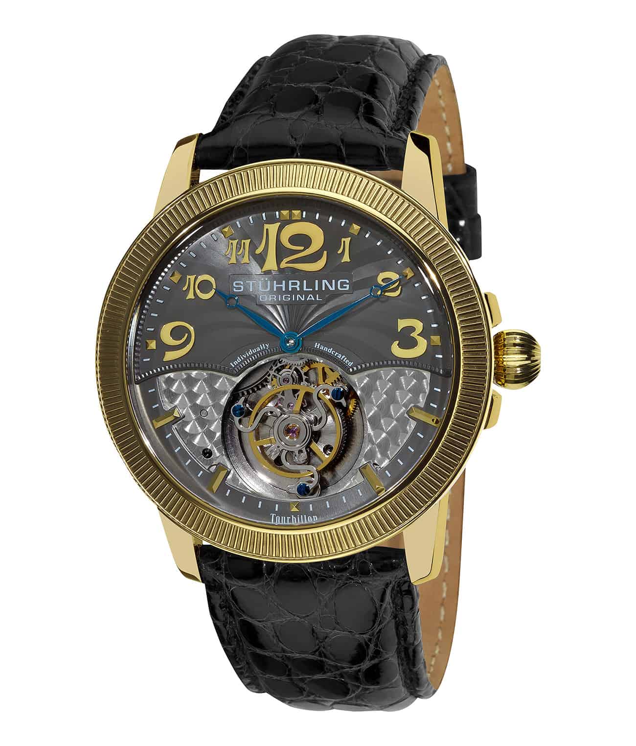 Grey Dial / Gold Case / Black Band