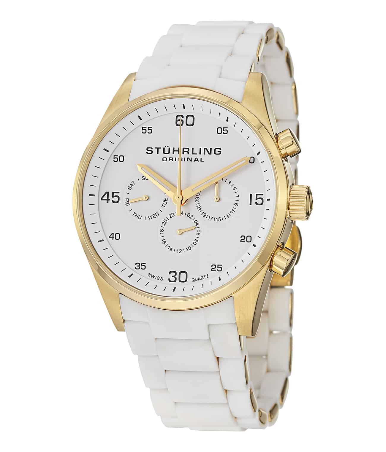 White/Gold/White