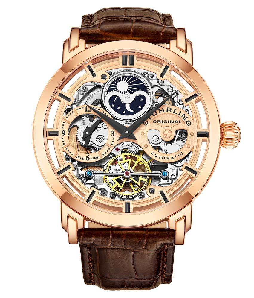 Rose Dial / Rose Case / Brown Band
