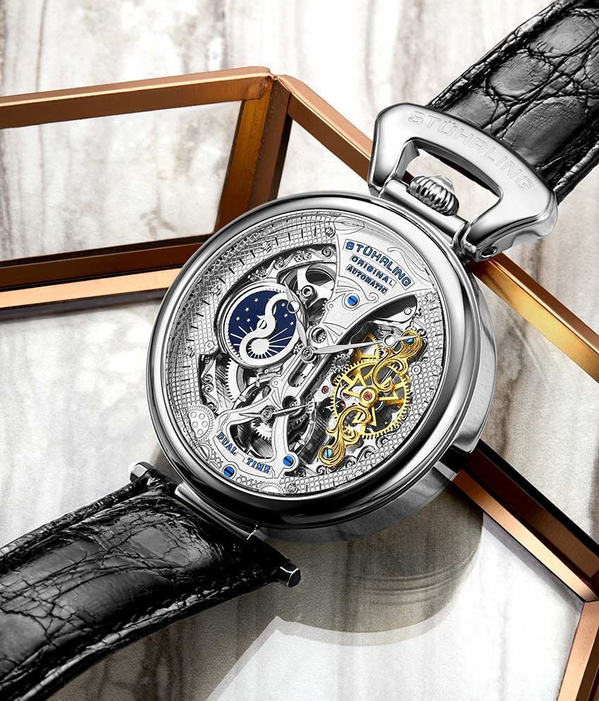 Silver Dial / Silver Case / Black Band