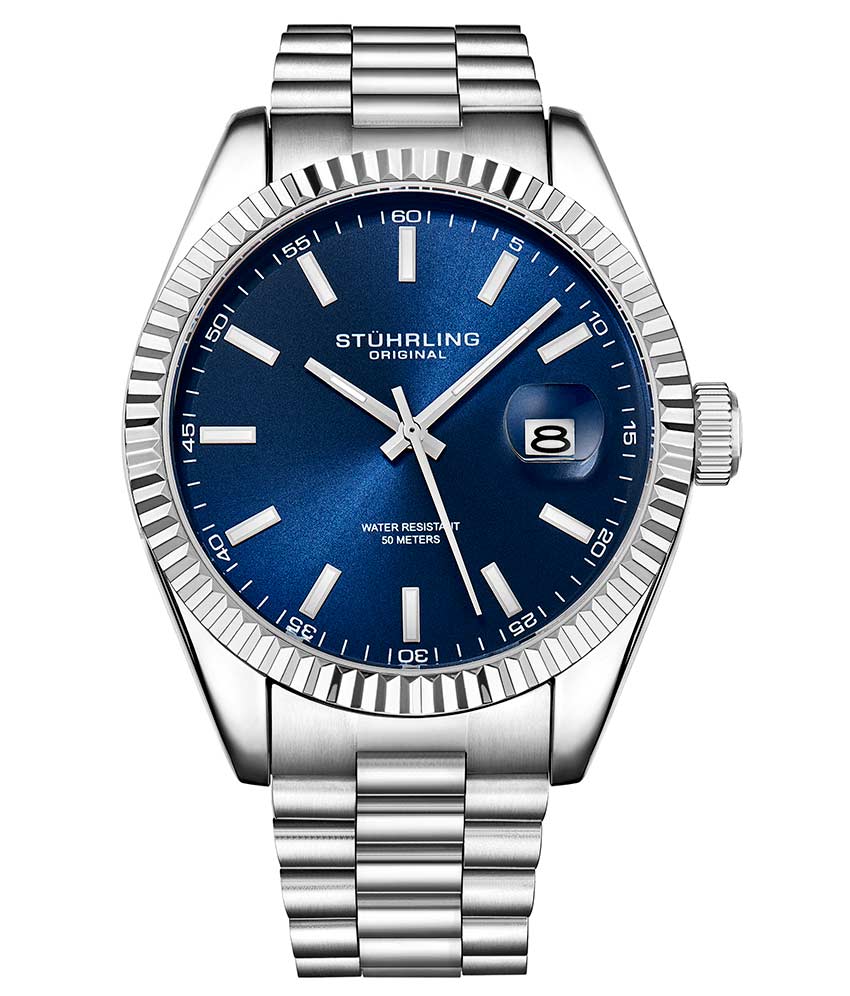Blue Dial / Silver Case / Silver Band