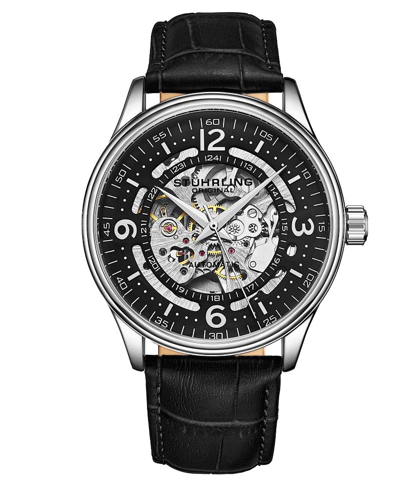 Black Dial / Silver Case / Black Band