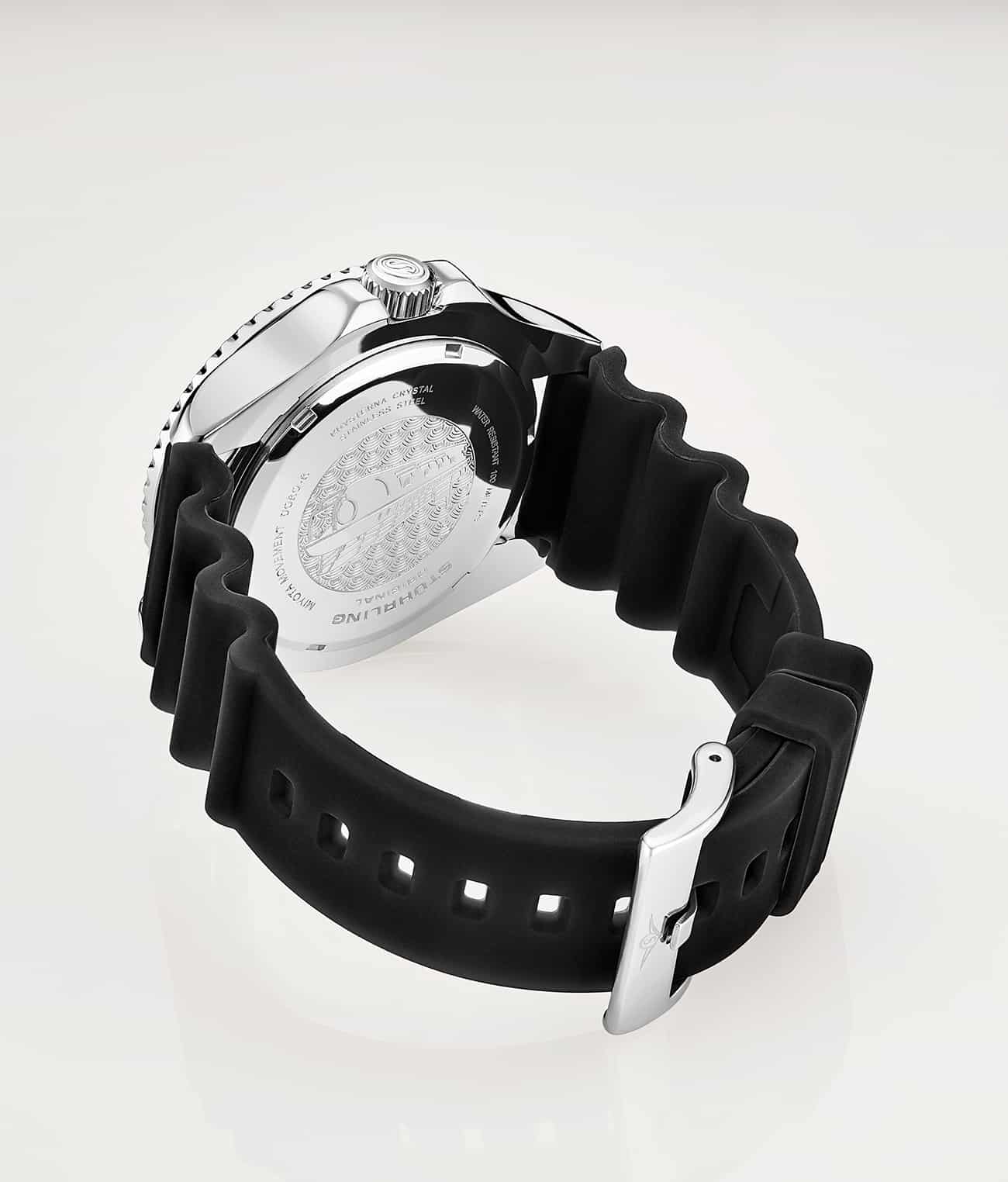 Black Dial / Silver Case / Black Band