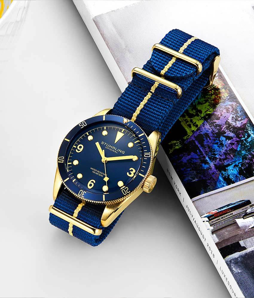Blue/Gold/Blue