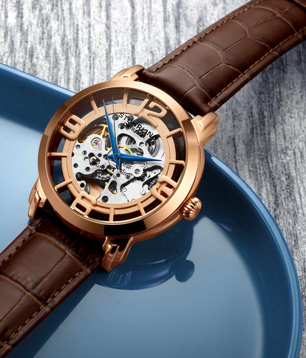 Gold Dial / Gold Case / Brown Band