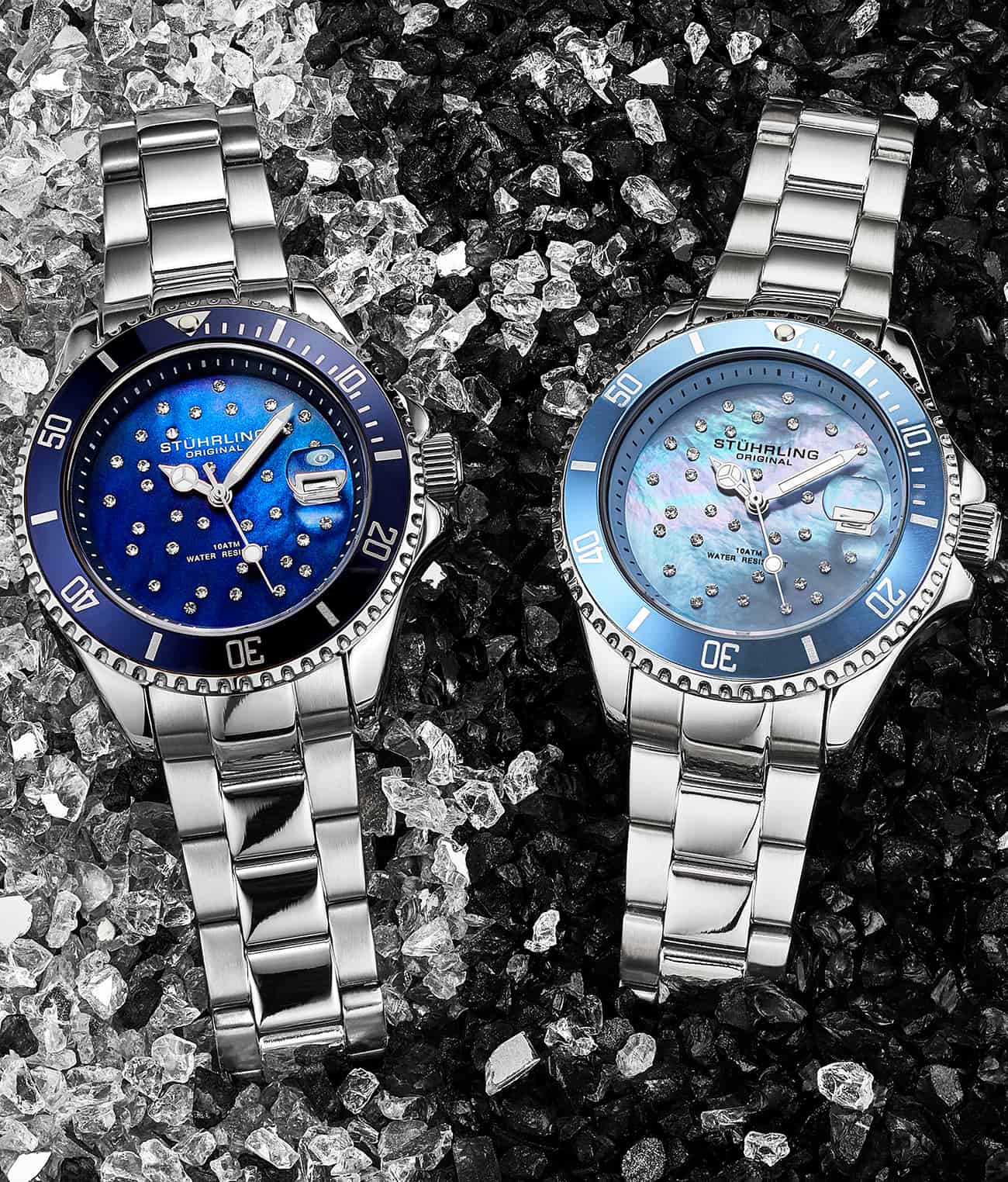 Blue Dial / Silver Case / Silver Band