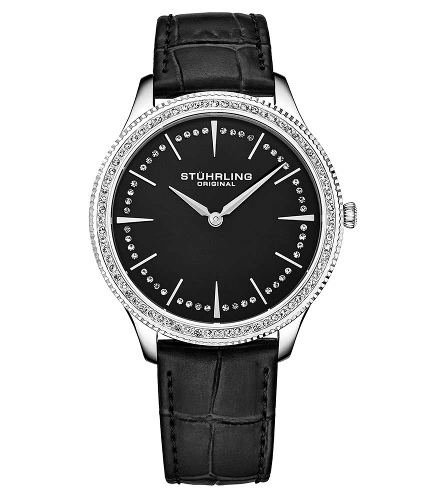 Black Dial / Silver Case / Black Band
