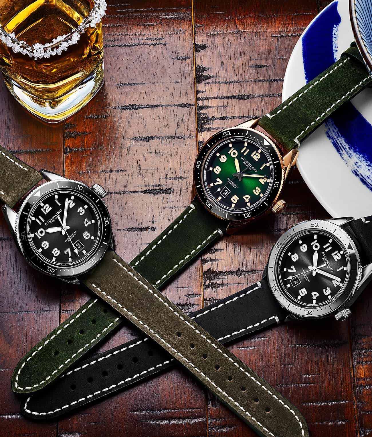 Green/Rose/Green