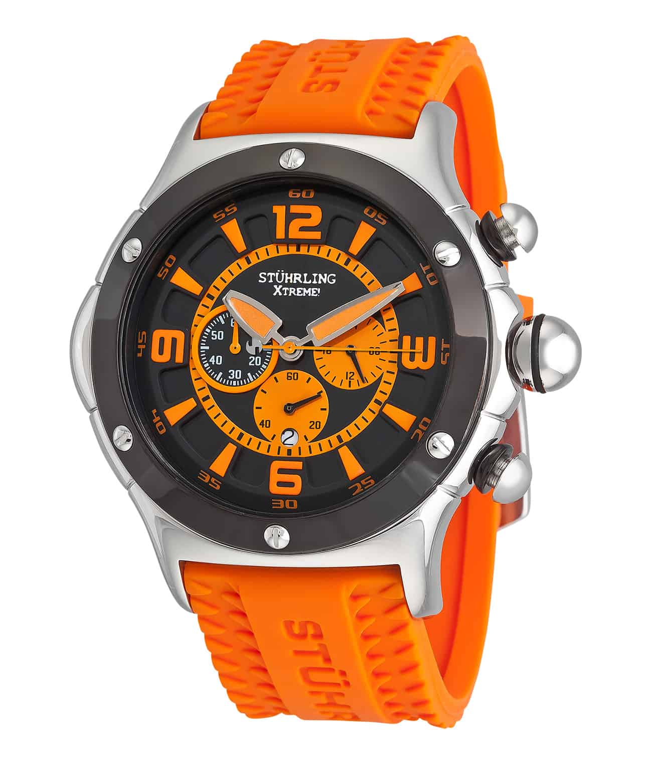 Black/Silver/Orange