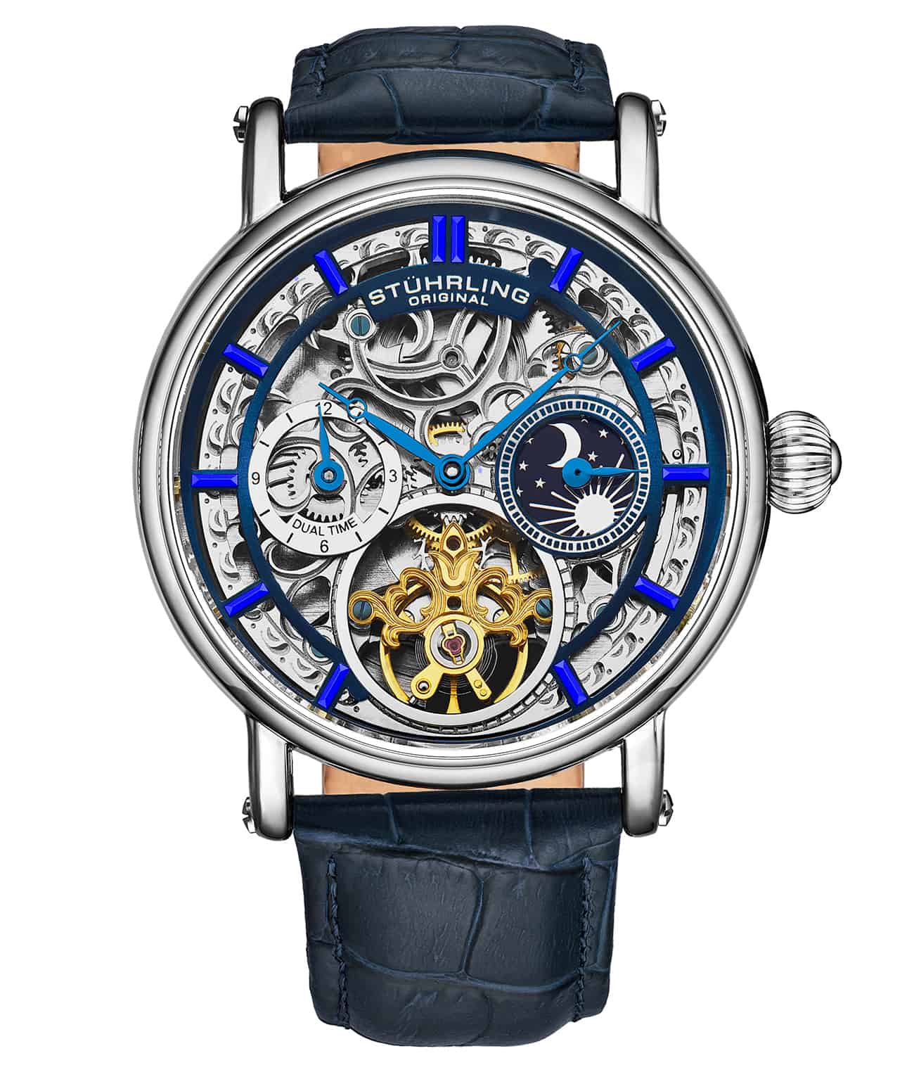 Blue Dial / Silver Case / Blue Band