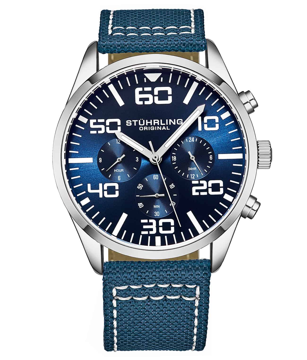 Blue Dial / Silver Case / Blue Band