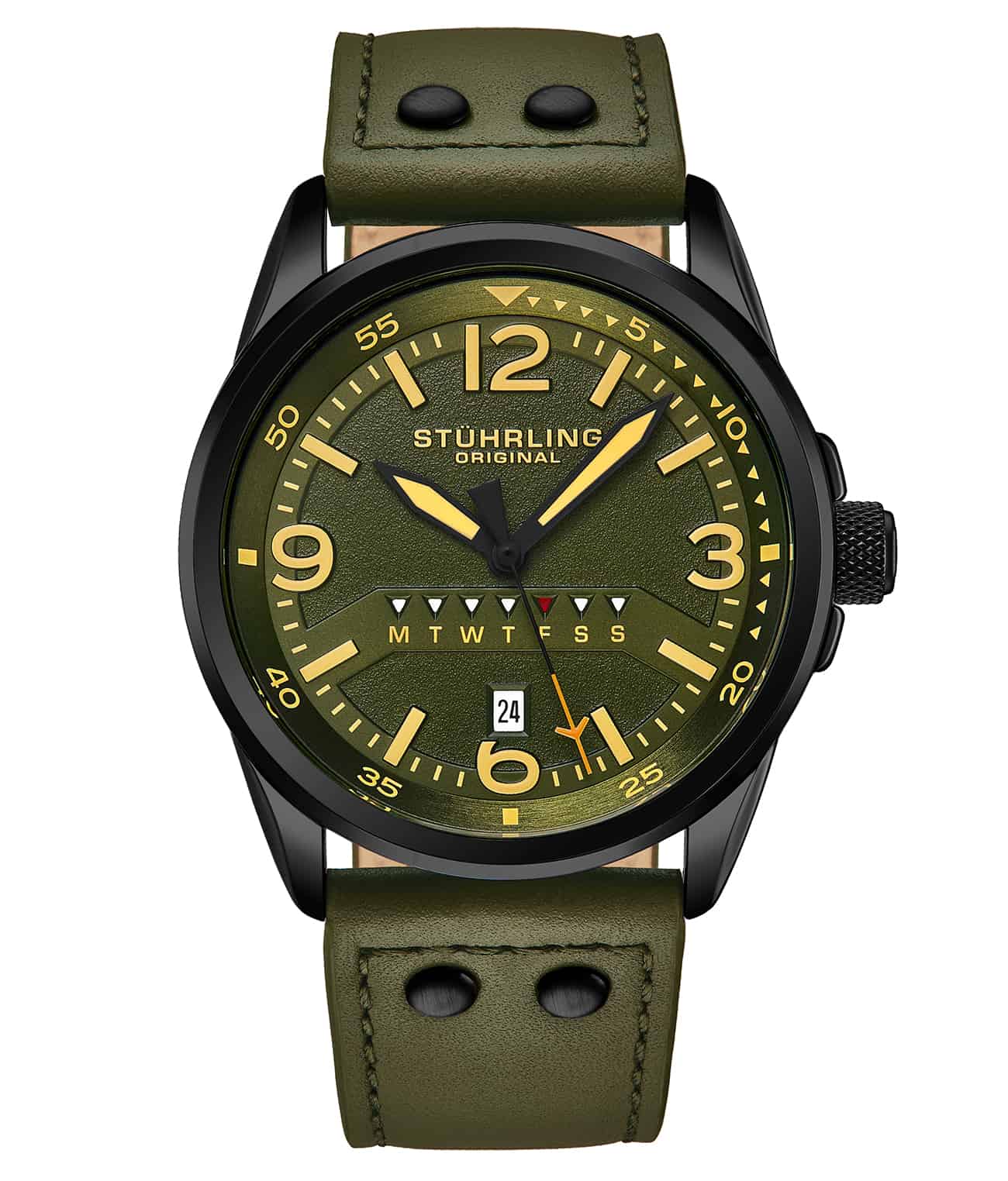 Green Dial / Black Case / Green Band