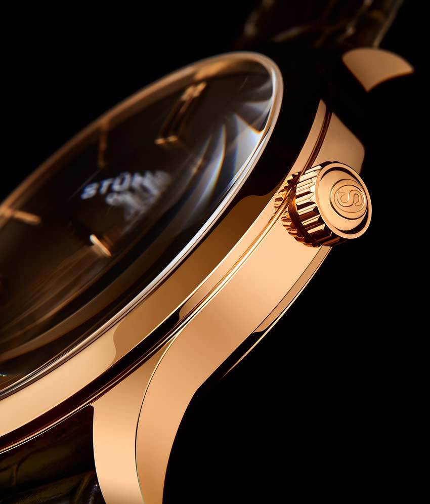 Rose Dial / Rose Case / Brown Band