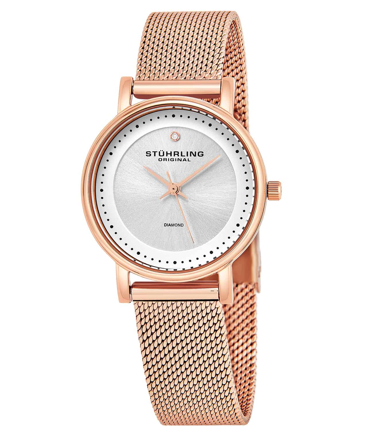 Silver Dial / Rose Case / Rose Band