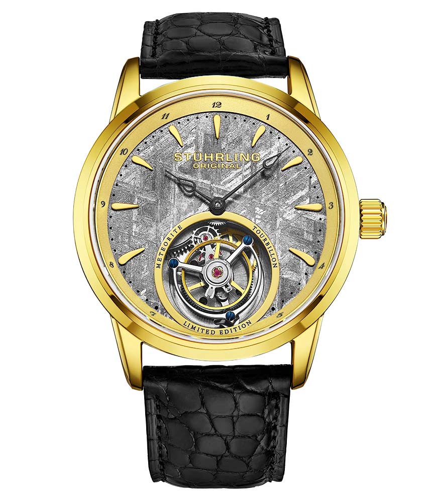 Grey Dial / Gold Case / Black Band
