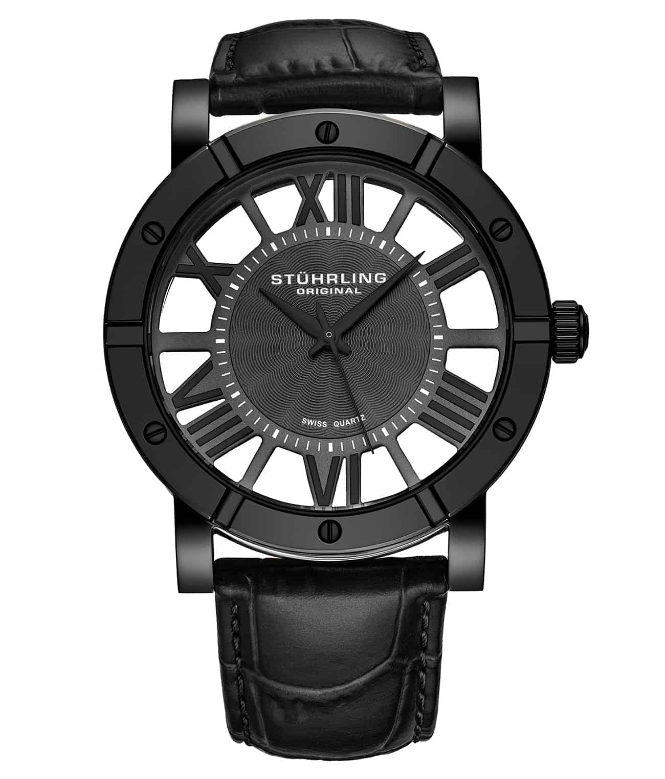 Gun Metal Grey/Black PVD/Black