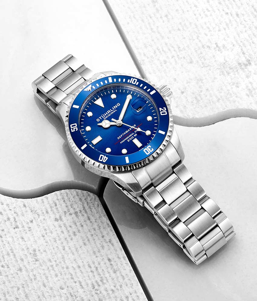 Blue Dial / Silver Case / Silver Band