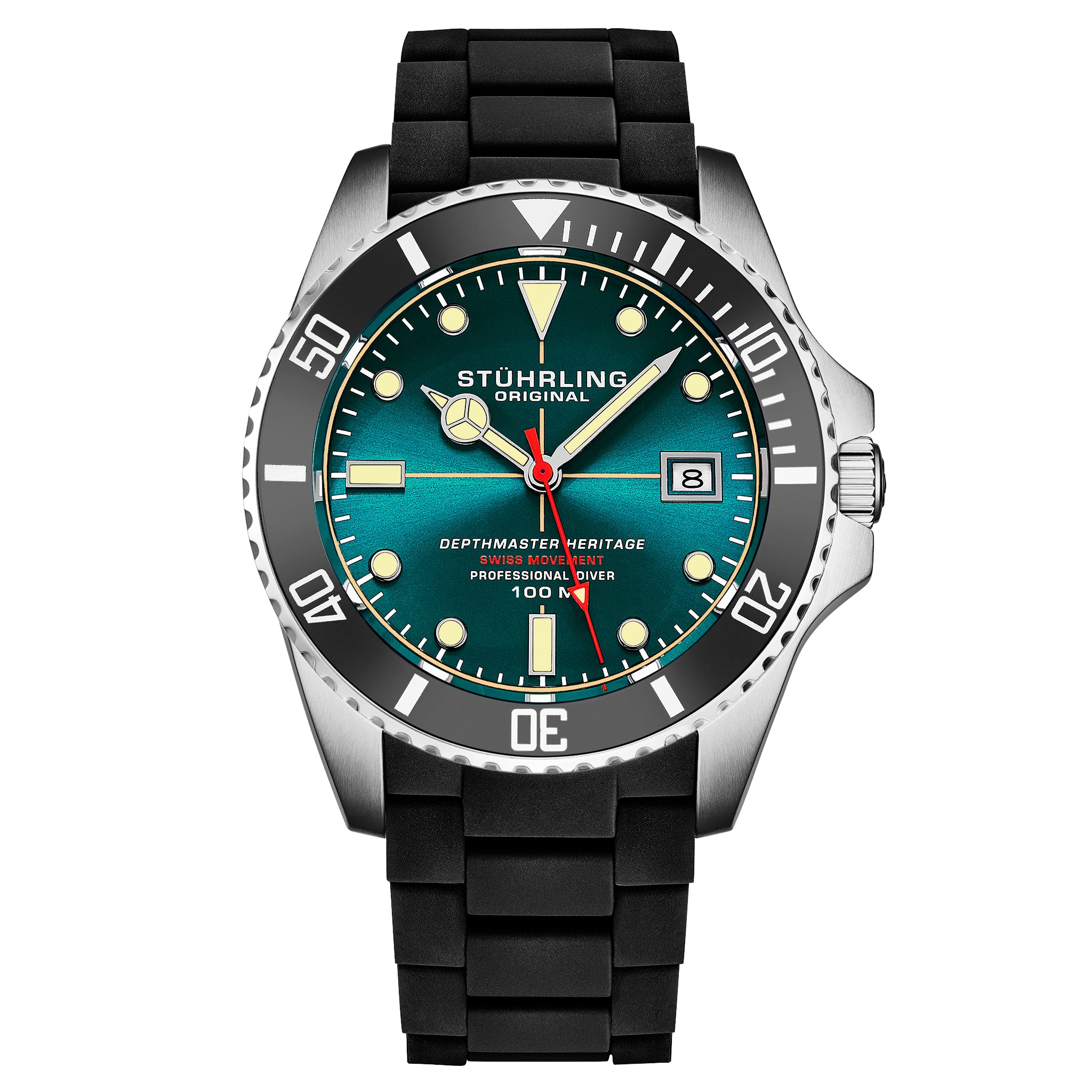 Stührling Datemaster Heritage 4087 Aquadiver 44mm