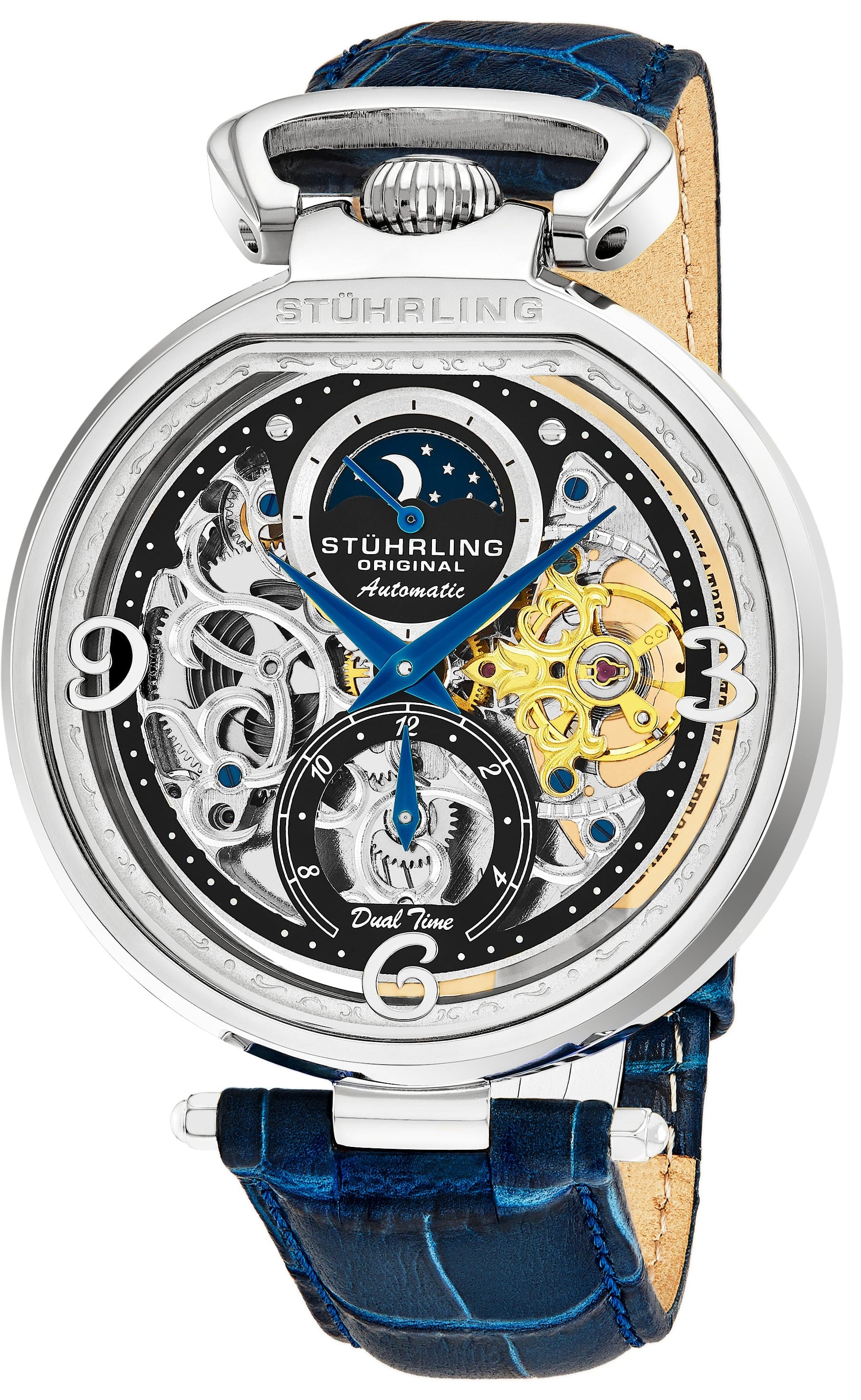 Modena 3954 Dual Time אוטומטי 46 מ"מ שלד