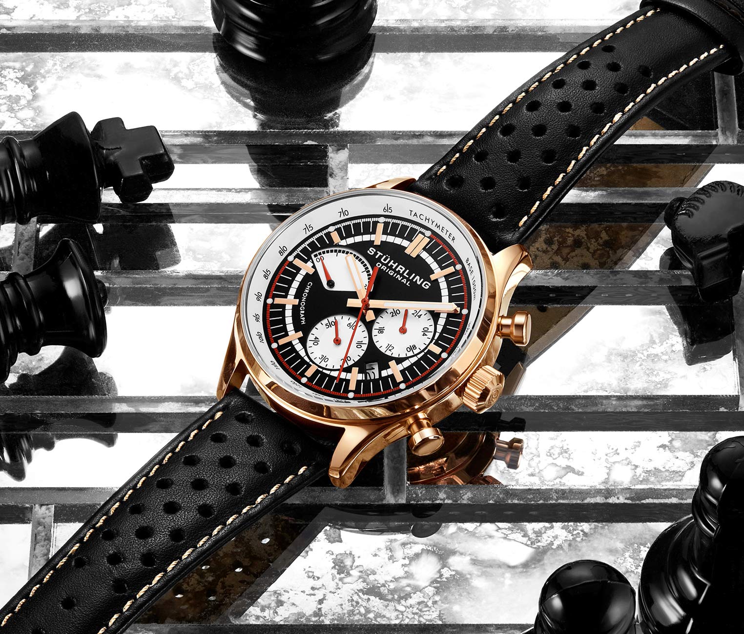 Monaco 934 Quartz 42mm Chronograph