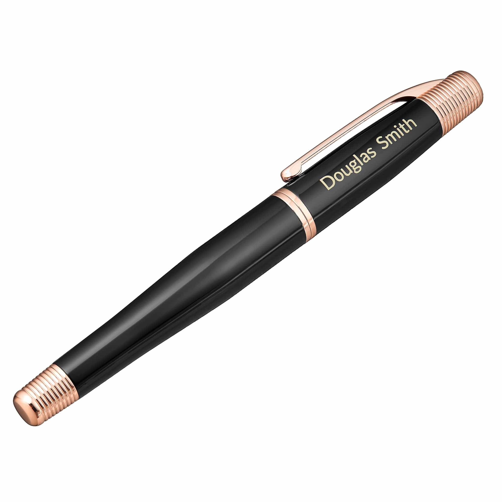 Magna Custom-Engraved Black Pen