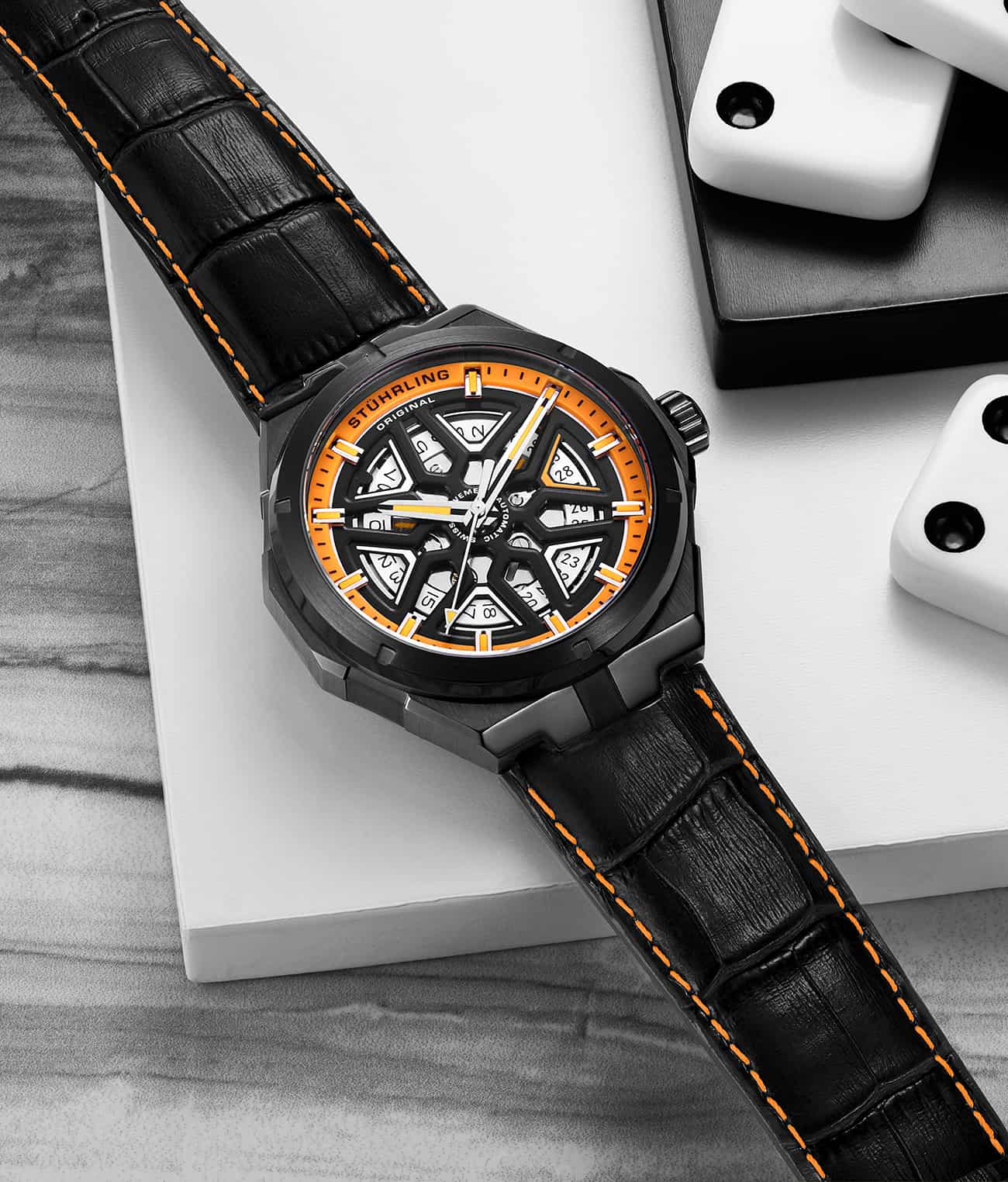 Swiss Automatic Gio 379 41mm Skeleton