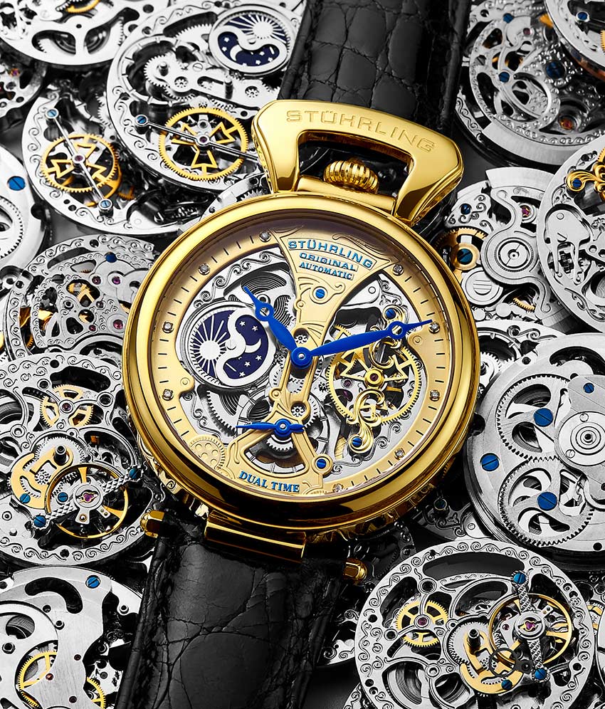 Gold Dial / Gold Case / Black Band