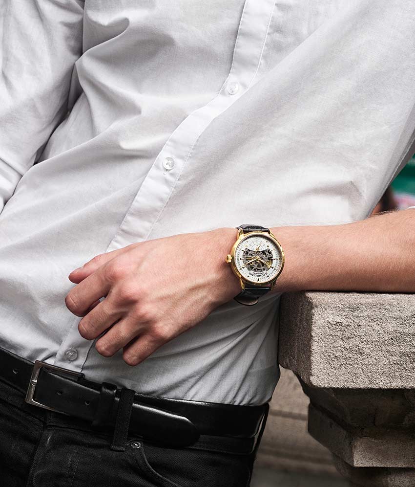 Silver/Gold/Black
