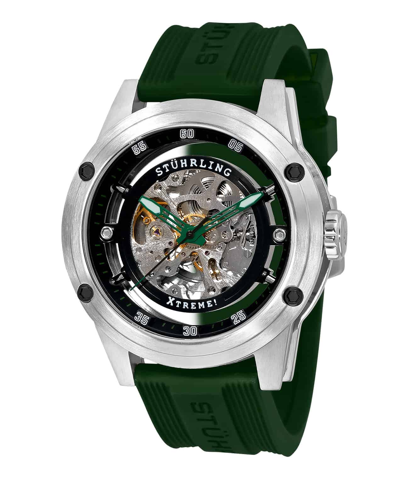 Black/Silver/Green