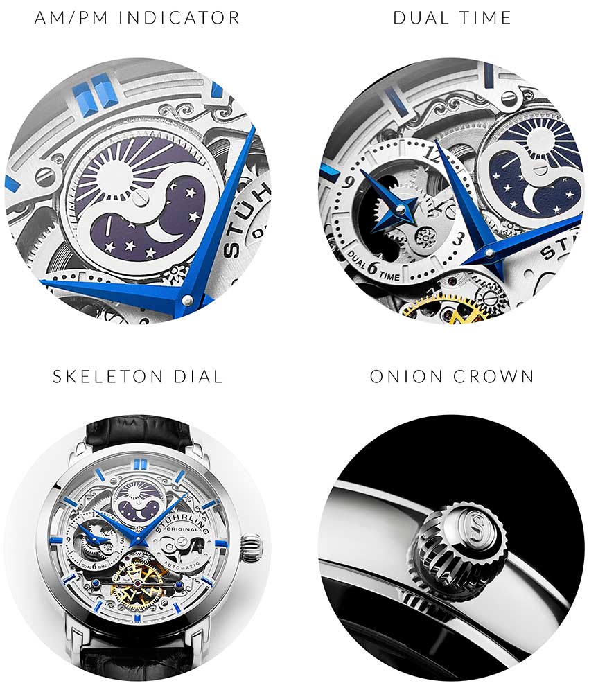 Silver Dial / Silver Case / Black Band