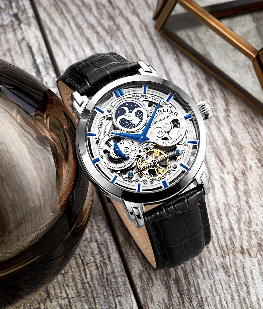 Silver Dial / Silver Case / Black Band