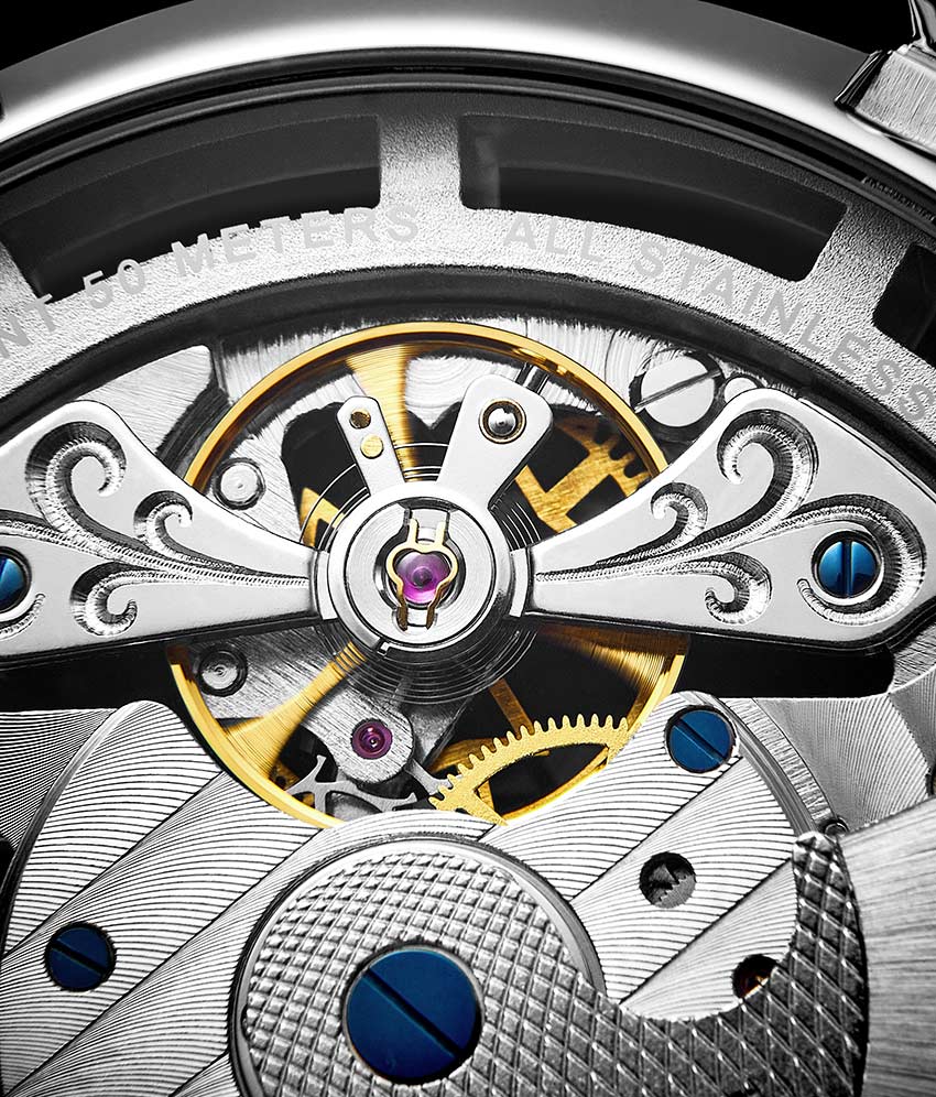 Silver Dial / Silver Case / Black Band