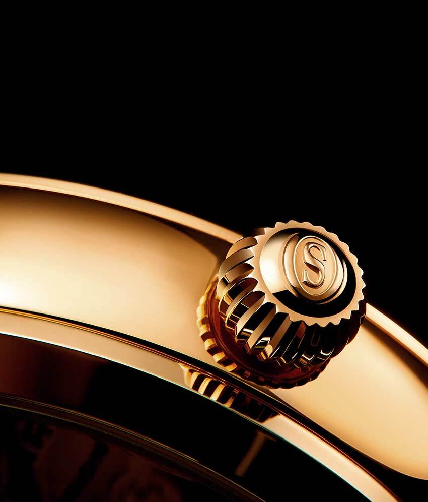 Rose Dial / Rose Case / Brown Band