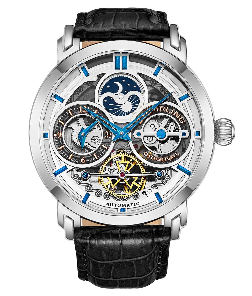 Silver Dial / Silver Case / Black Band