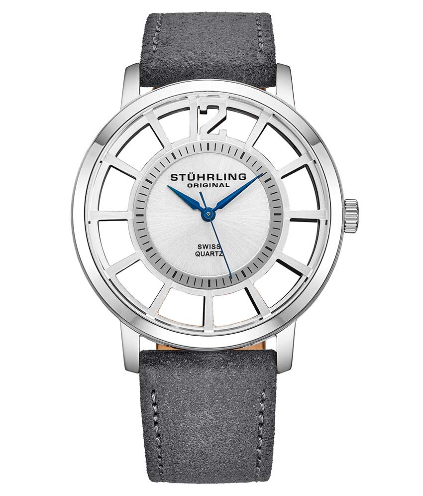 Silver Dial / Silver Case / Grey Band
