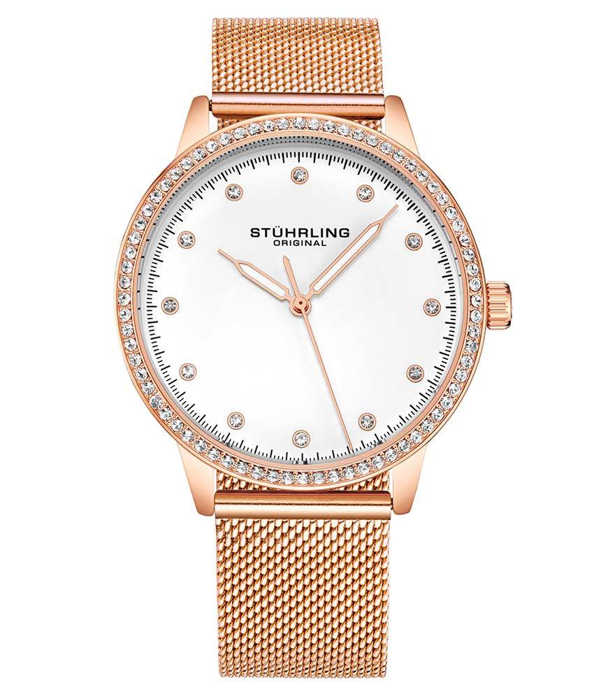 White Dial / Rose Case / Rose Band