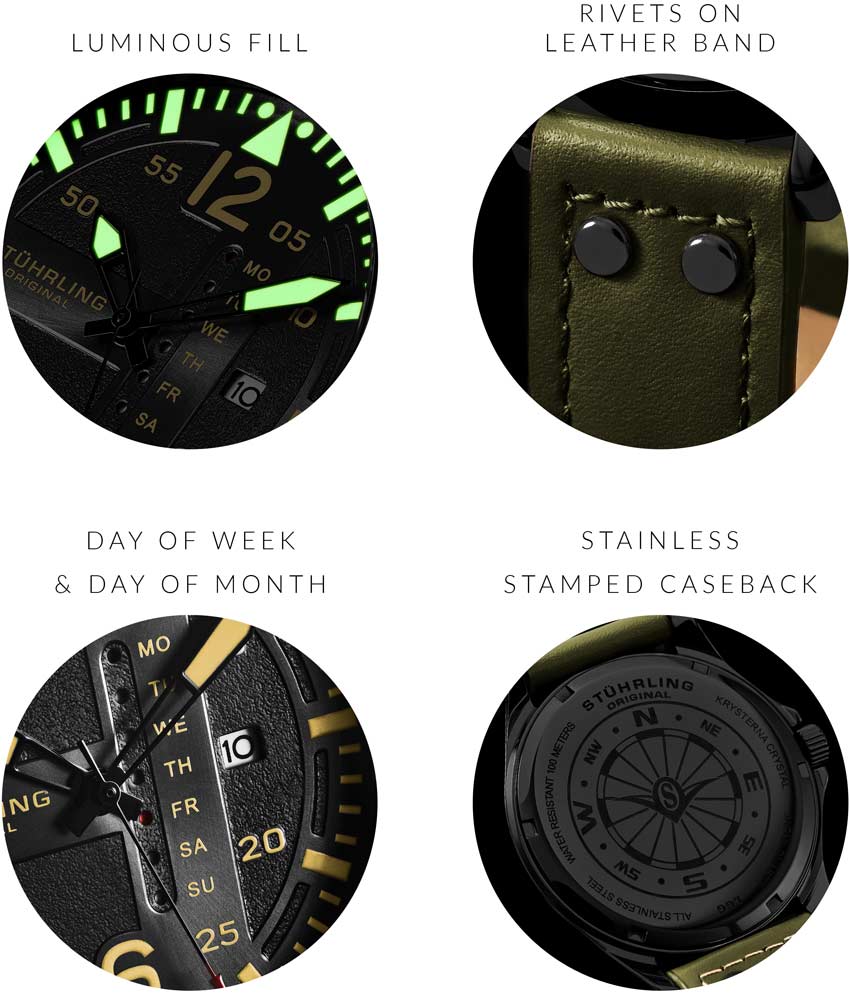 Aviator 3916.3 and 929.01, Signature Pen, and Watch Tool Kit