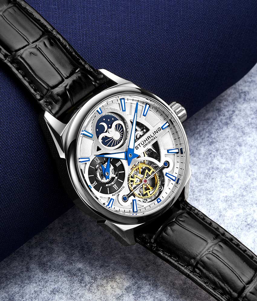Silver Dial / Silver Case / Black Band