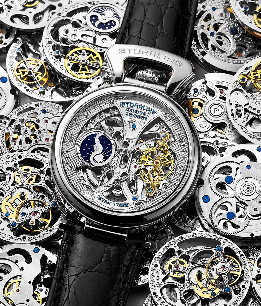 Silver Dial / Silver Case / Black Band
