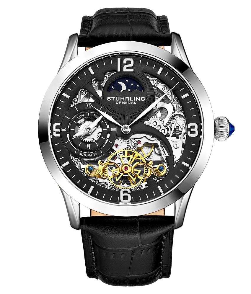 Black Dial / Silver Case / Black Band