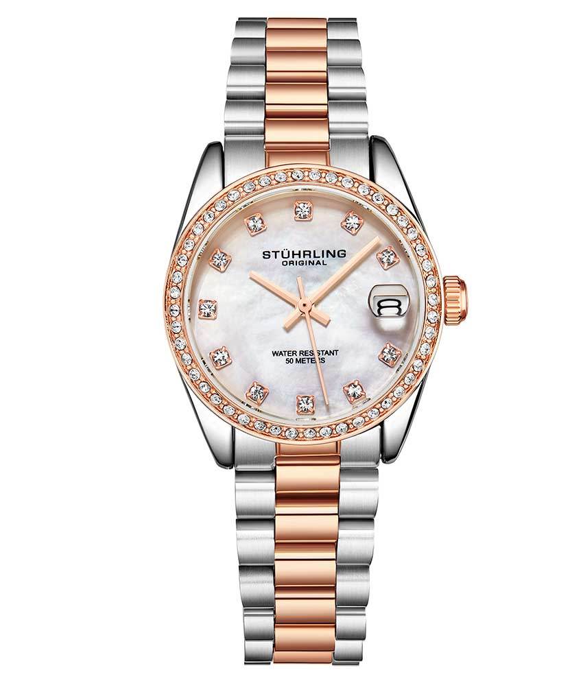 Silver Dial / Silver Case / Rose Band