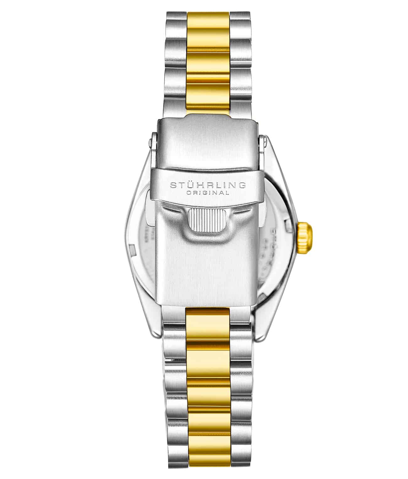 Silver Dial / Silver Case / Gold Band
