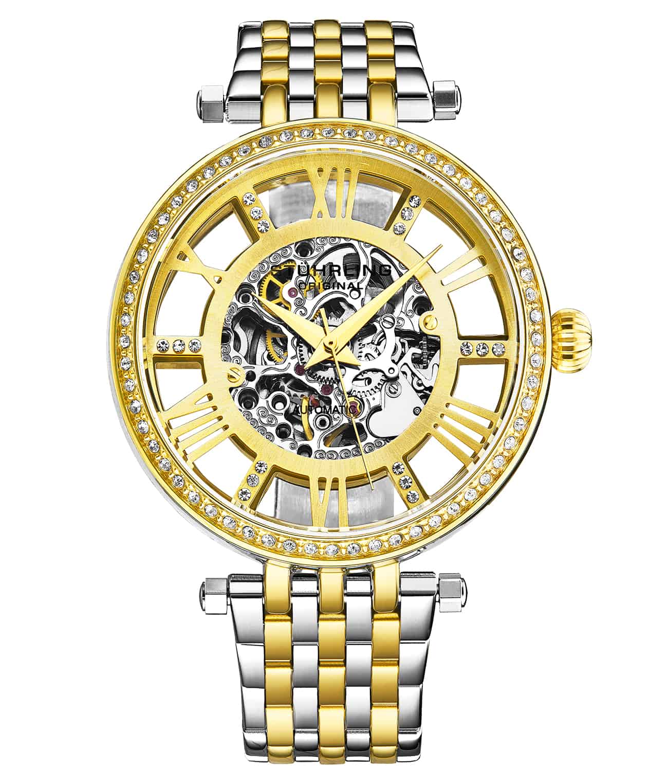Gold Dial / Silver Case / Silver Band